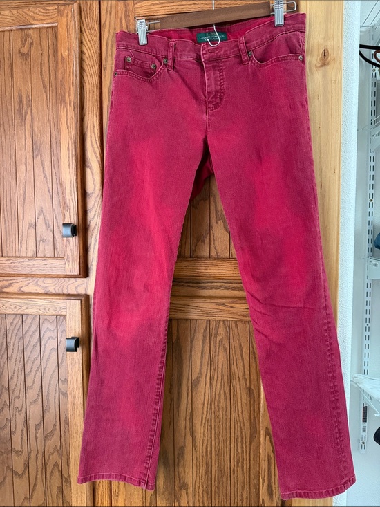Ralph Lauren Pants - Ralph Lauren Raspberry Red Corduroy Pants